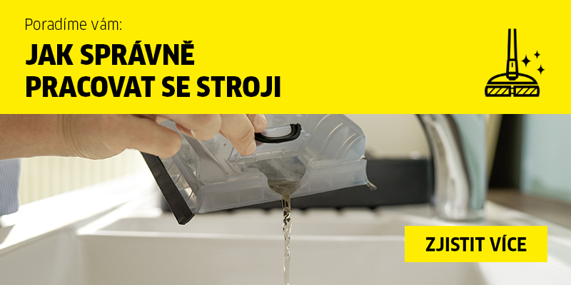 Správná práce a péče Kärcher