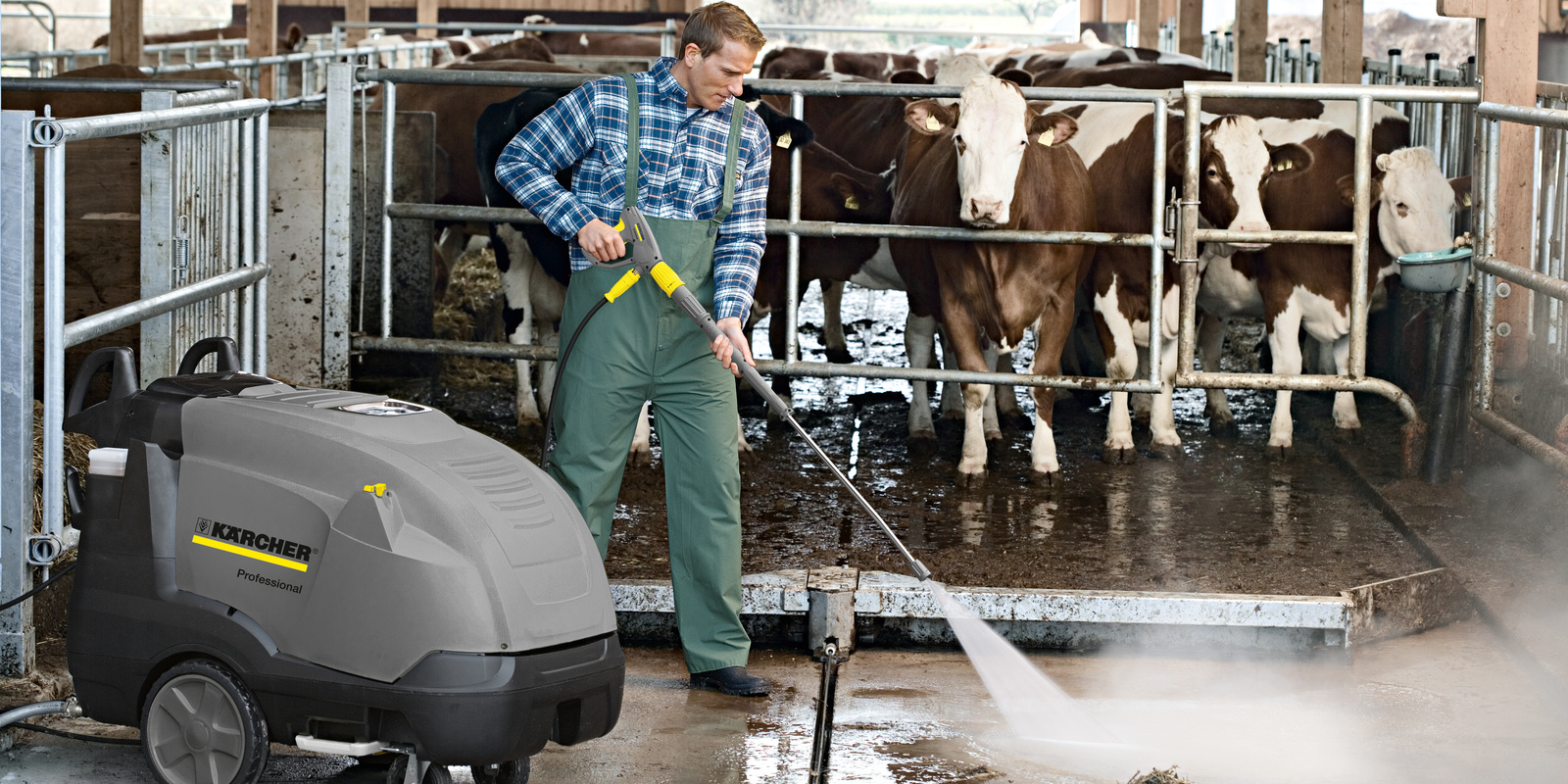 Hot water pressure cleaners for farms Hot water pressure cleaners for farms