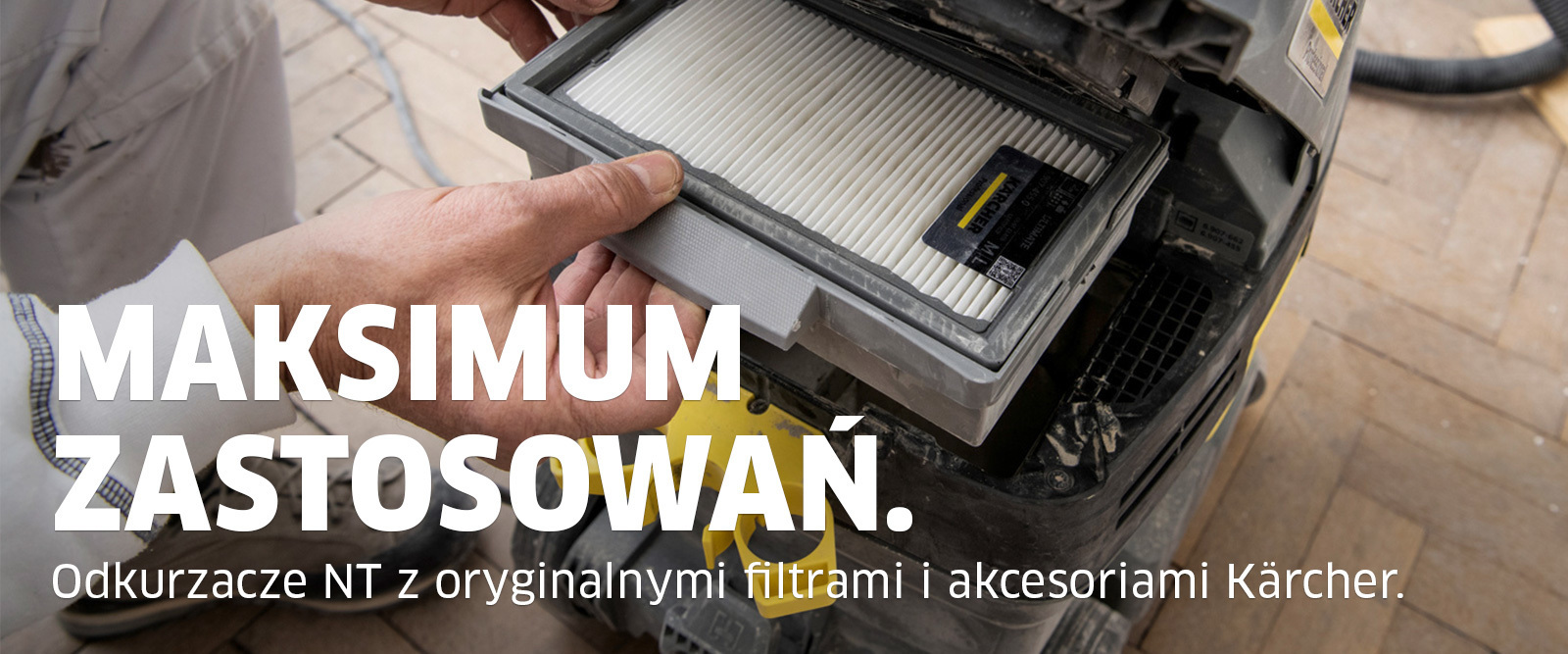 Odkurzacze NT z oryginalnymi filtrami i akcesoriami Kärcher Odkurzacze NT z oryginalnymi filtrami我akcesoriami因为Karcher