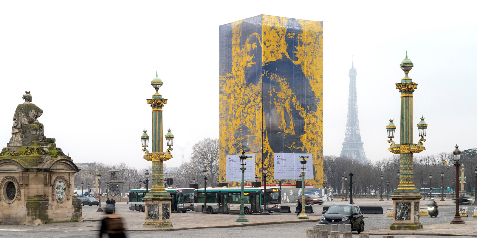 Restaurierung des Obelisken in Paris Restaurierung des Obelisken in Paris