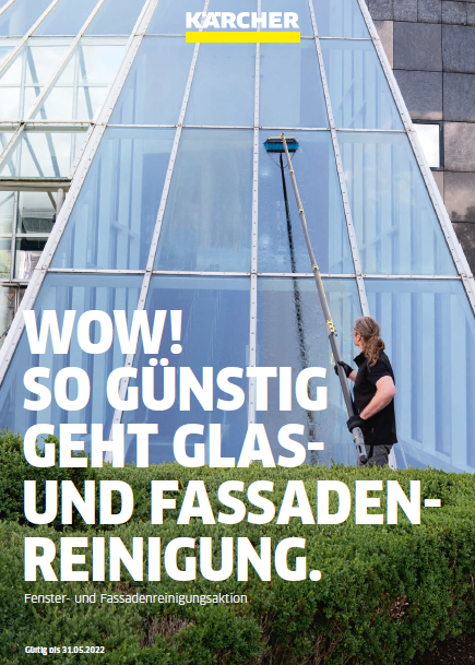 Fenster- und Fassadenreinigung in Aktion