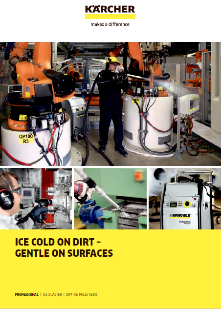 Brosjyre Rengjøring med tørris