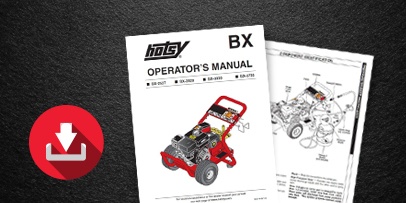 Hotsy equipment operator manuals