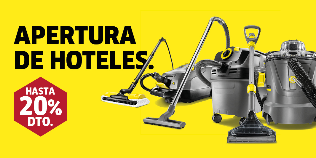 Apertura de hoteles segura con máquinas de limpieza Apertura de hoteles segura con máquinas de limpieza Kärcher