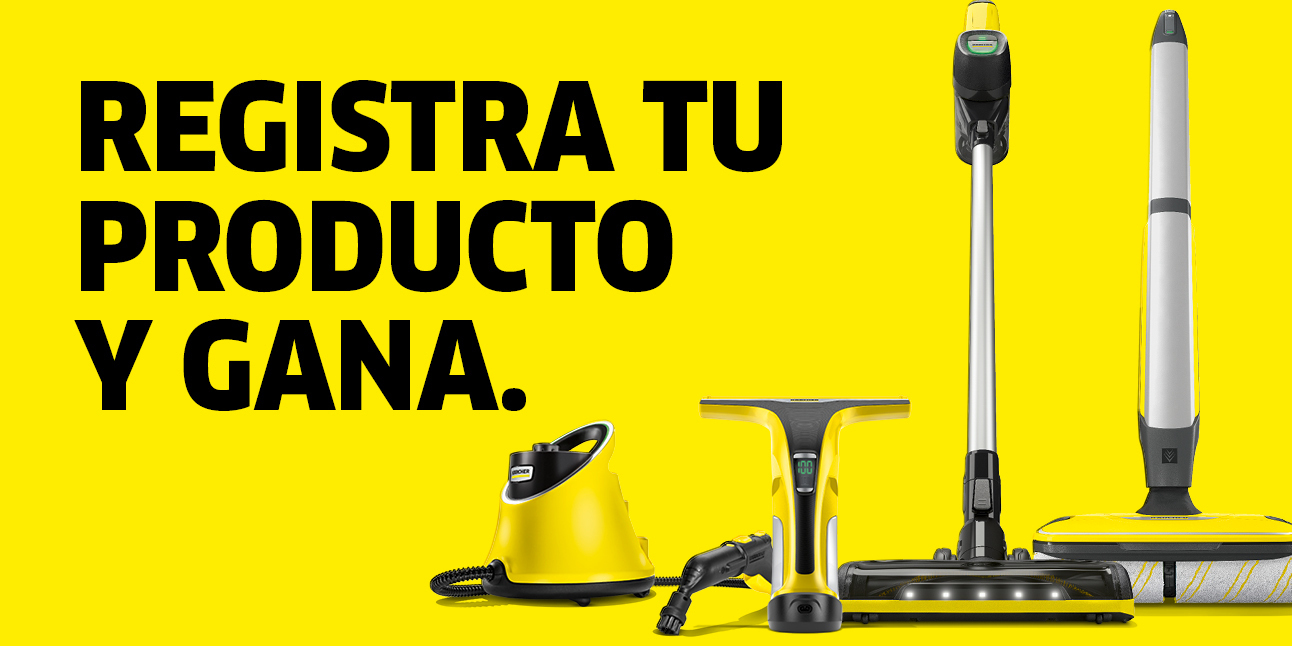 Registra y gana Registra y gana Kärcher