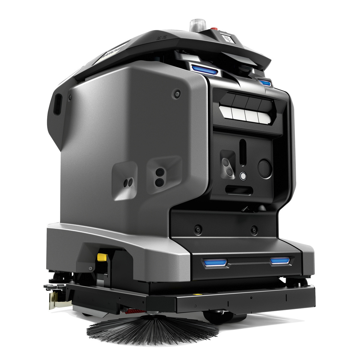 Das Multi-Sensorsystem der KIRA B 50 umfasst leistungsstarke optische und akustische Sensoren mit 360°-Rundumsicht Das Multi-Sensorsystem der KIRA B 50 umfasst leistungsstarke optische und akustische Sensoren mit 360°-Rundumsicht