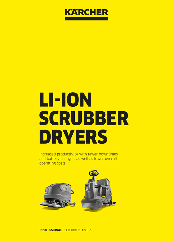 Li-Ion Scrubber Dryers