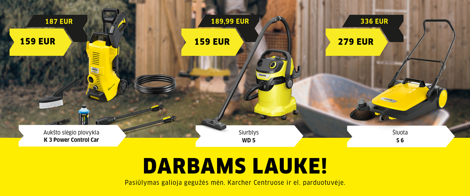 Cleaning and maintenance tips for the outside area Kärcher cleaning and maintenance tips for the outside area