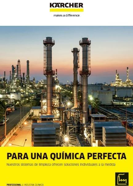Portada catalogo de limpieza Kärcher en industria quimica