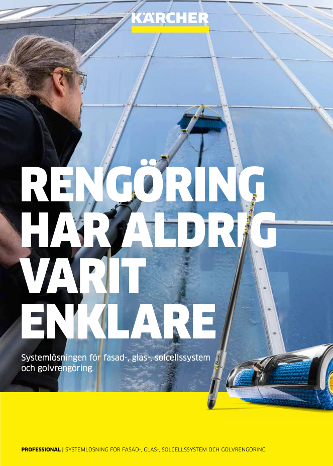 Systemlösning Fasadrengöring Broschyr