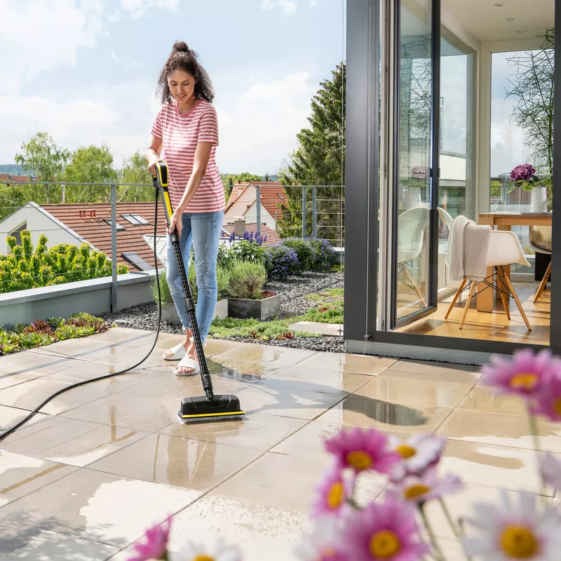 How to clean patio slabs