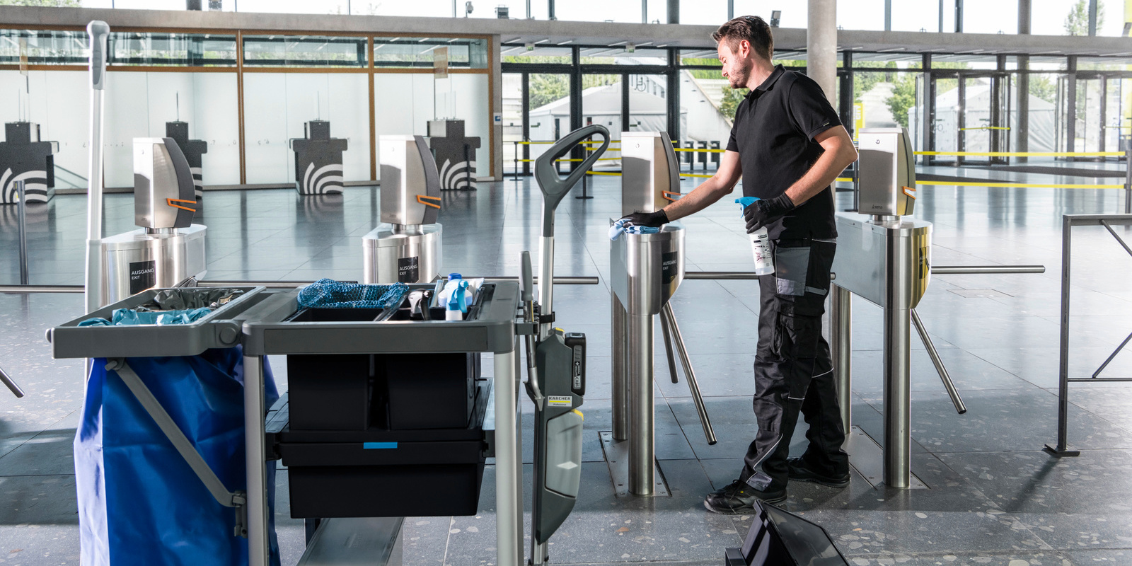 Kärcher FlexoMate Reinigungswagen für Gebäudedienstleister