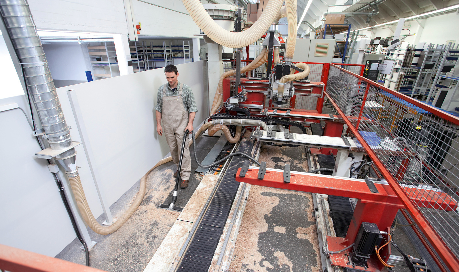 Aspirateurs industriels Kärcher dans la transformation du bois