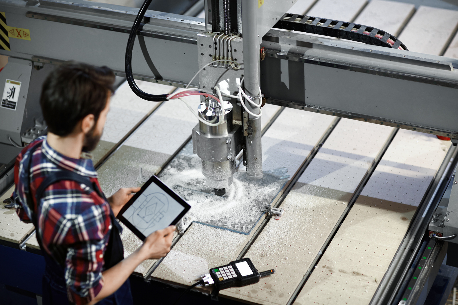 Aspirateurs industriels Kärcher dans l'industrie du verre et de la pierre