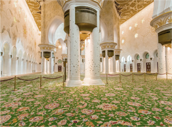 Outside area cleaning with a sweeper