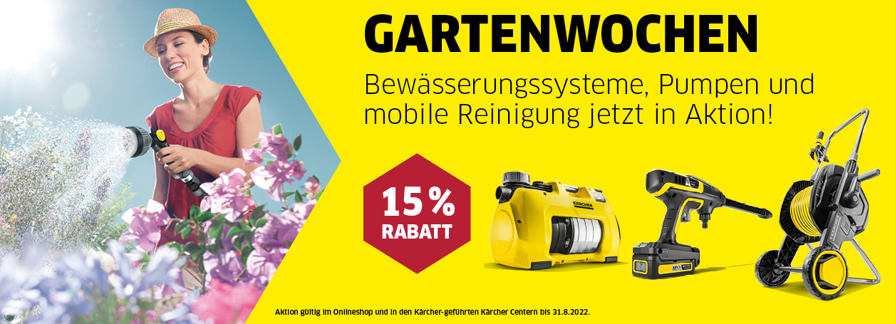 Kärcher Gartenwochen Kärcher Gartenwochen