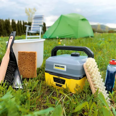Camping-Zubehör und -Ausrüstung richtig reinigen