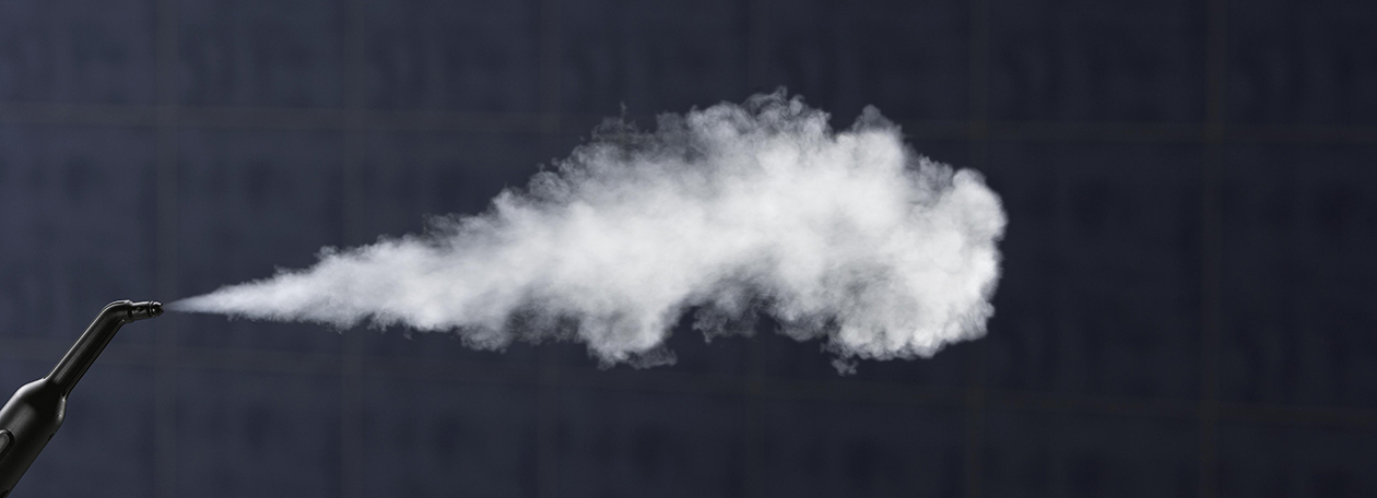 Cleaning with steam cleaner