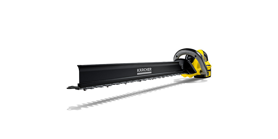 diamond-ground blade Kärcher: Battery hedge trimmer