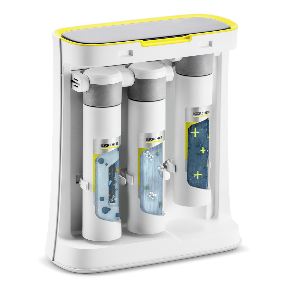 Widok 4-stopniowego systemu filtracji Kärcher WPC 120 UF