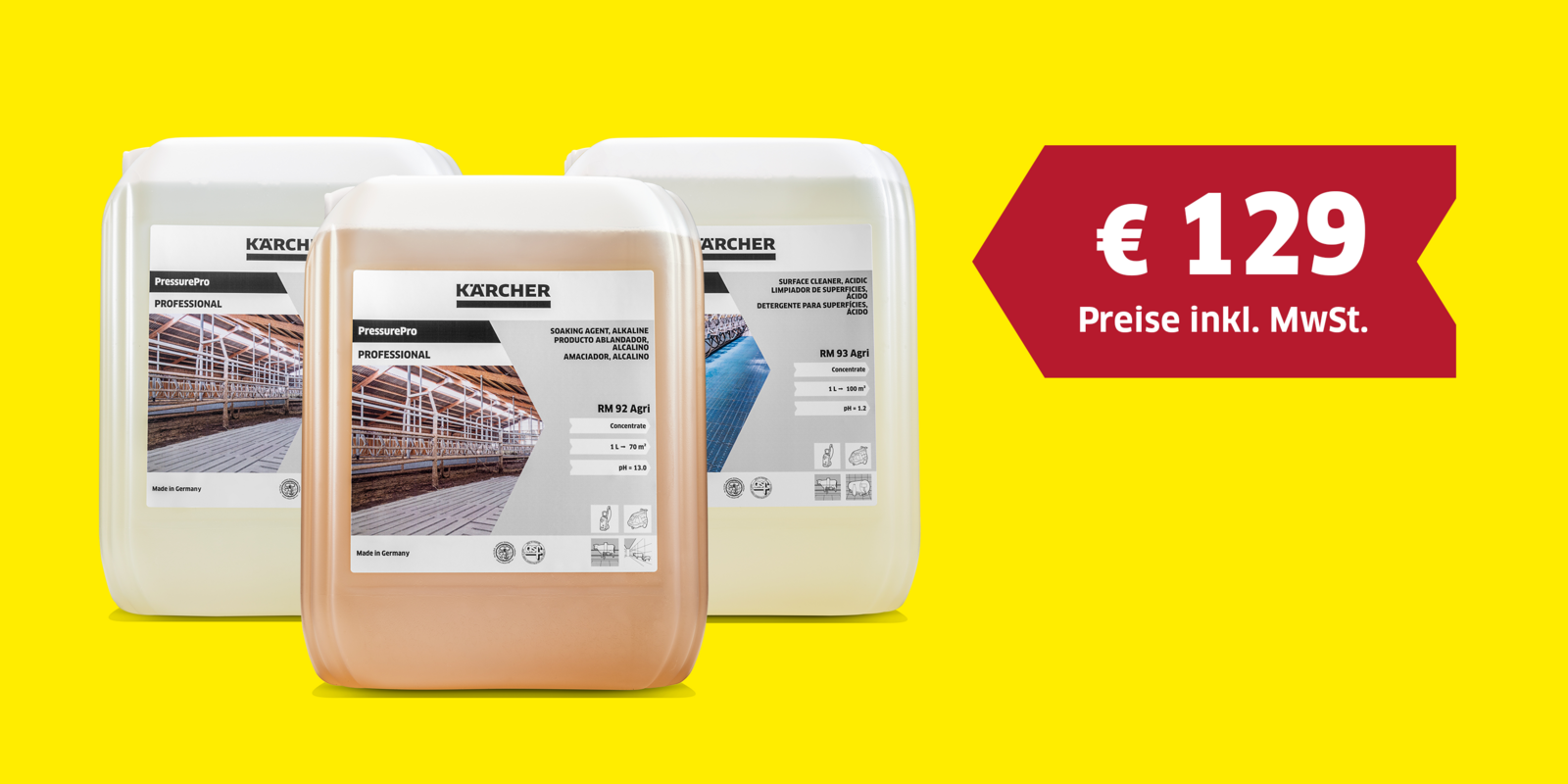 Reinigungsmittelpaket Agri Reinigungsmittelpaket Agri