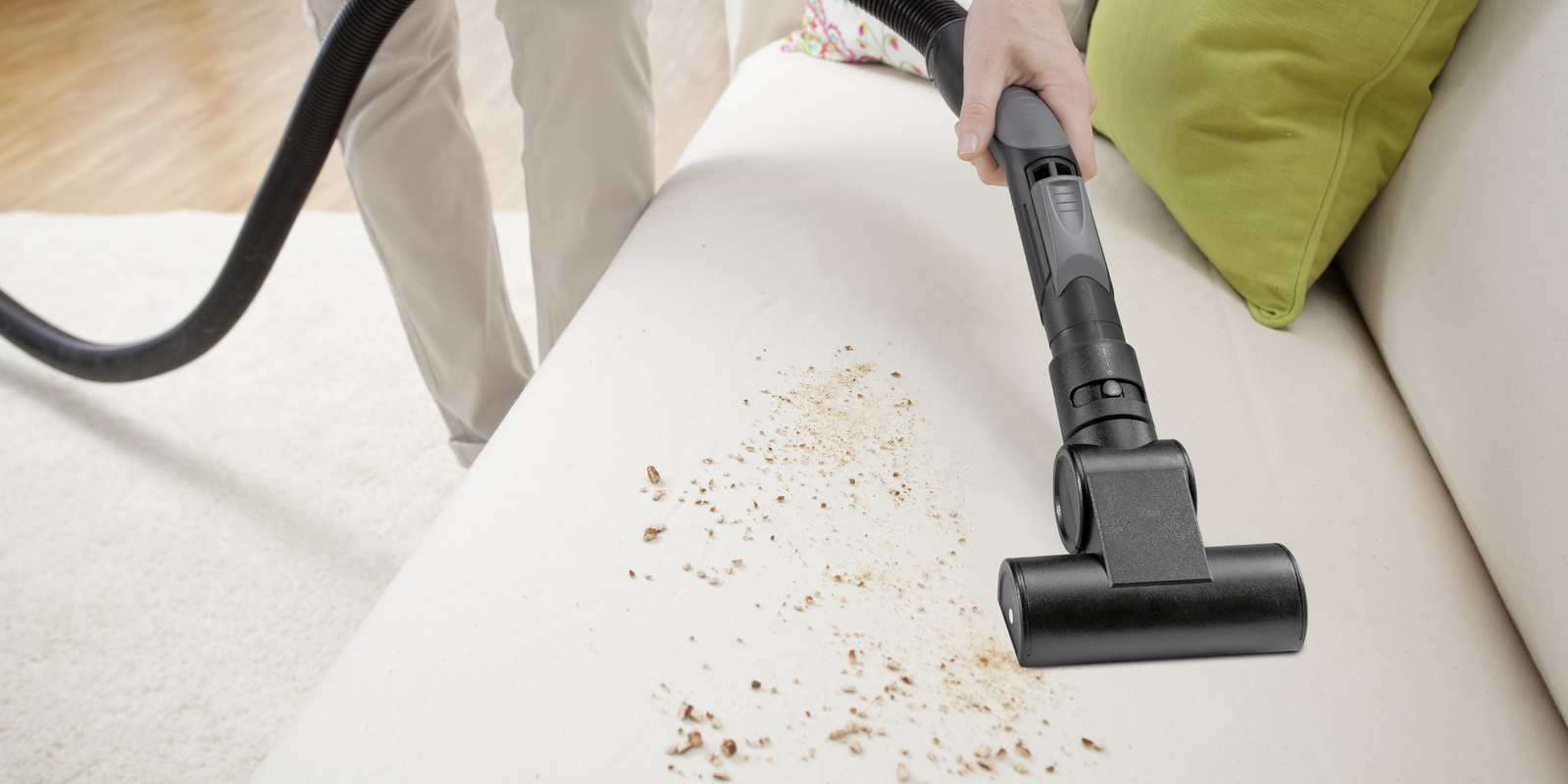 Čištění čalounění v domácnosti