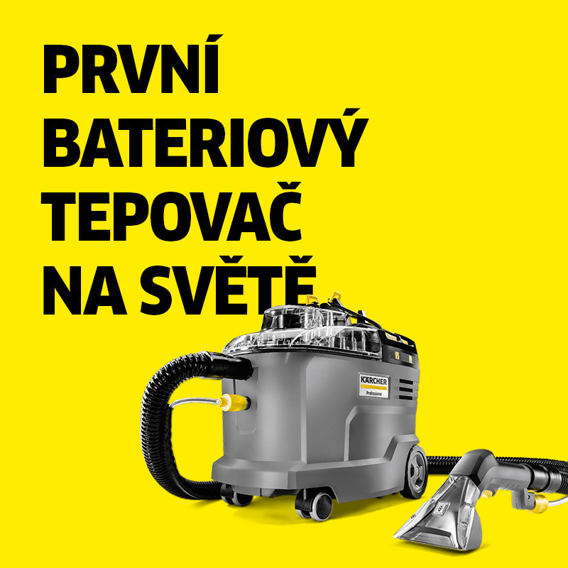 Novinka: první bateriový tepovač Kärcher