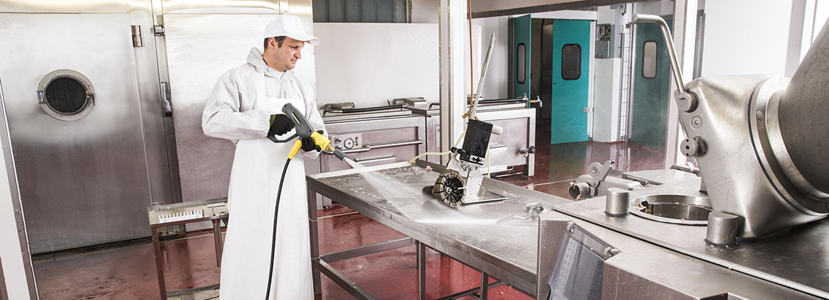 Désinfection sans produits chimiques au nettoyeur haute pression à eau chaude