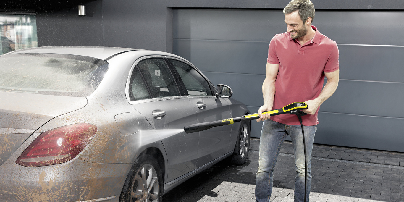 Prélavage Conseils Kärcher: prélavage de la voiture