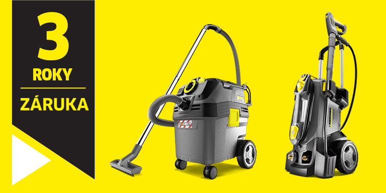Prodloužení záruční lhůty pro stroje Kärcher