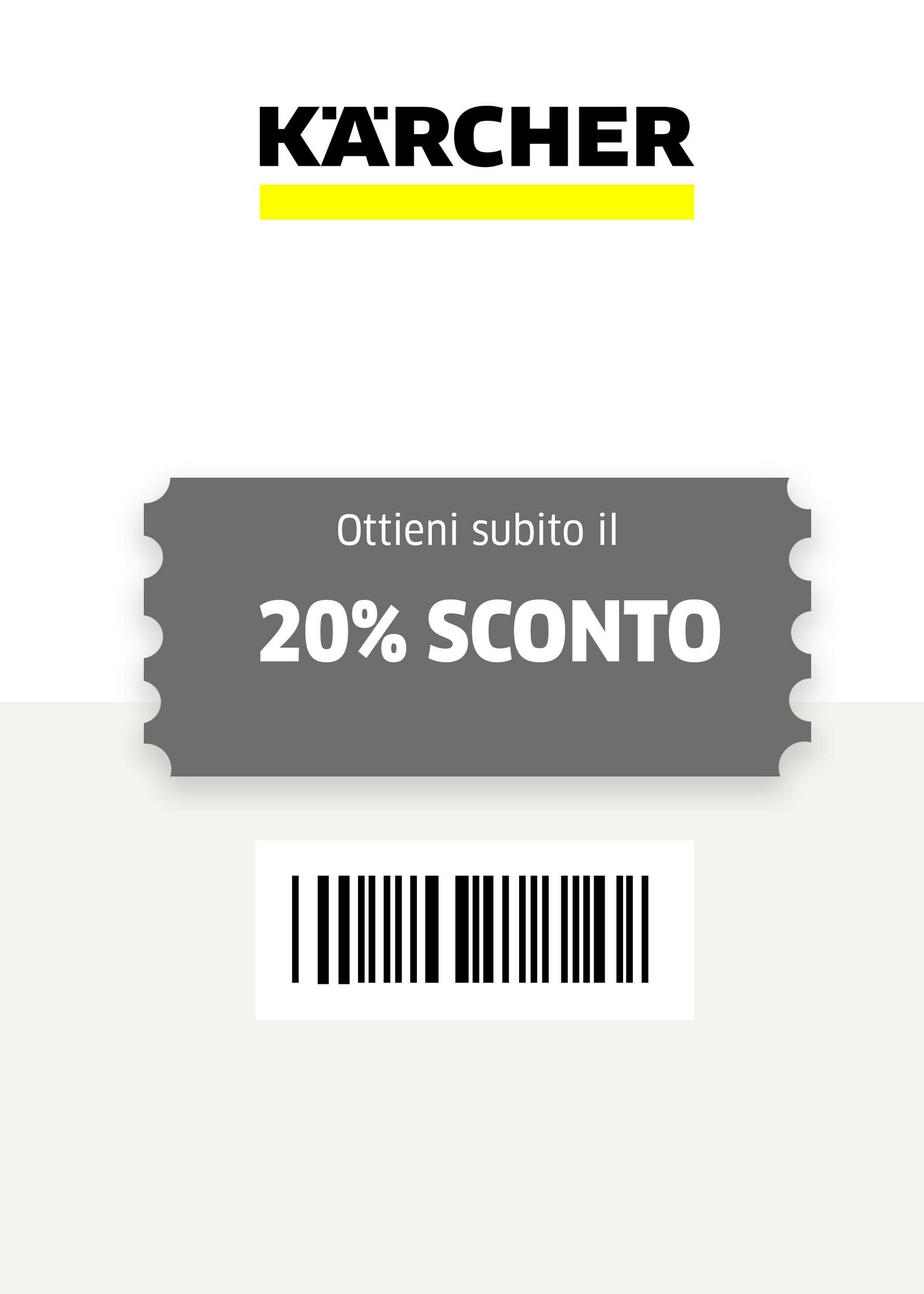 20% COUPON KARCHER