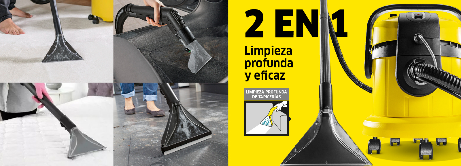 Limpieza e higiene de superficies textiles Limpieza e higiene de superficies textiles con Karcher