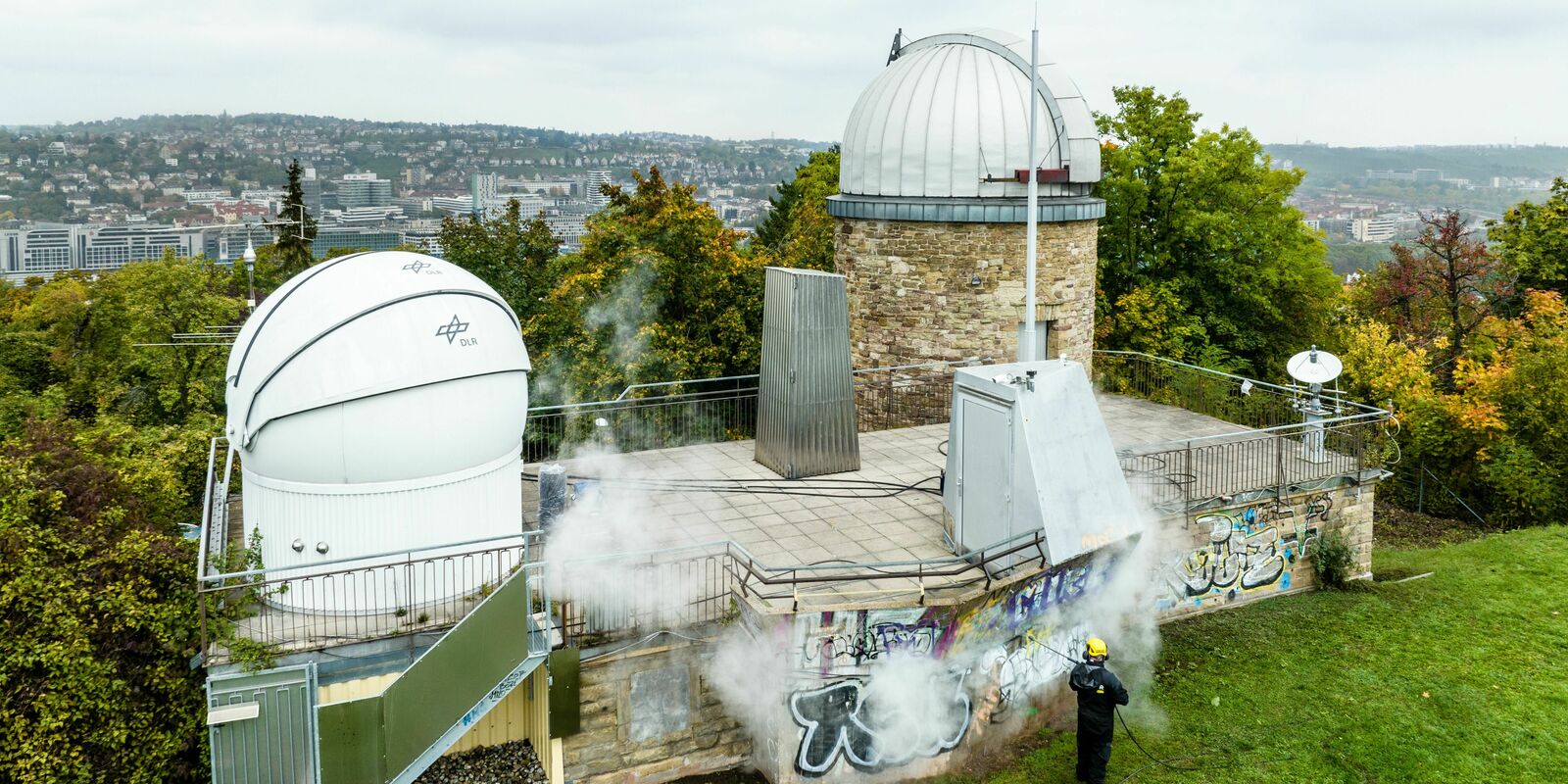 Reinigung der Sternwarte Stuttgart Reinigung der Sternwarte Stuttgart