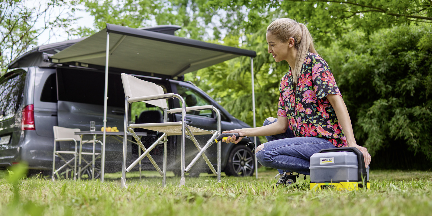 Nettoyer le matériel de camping