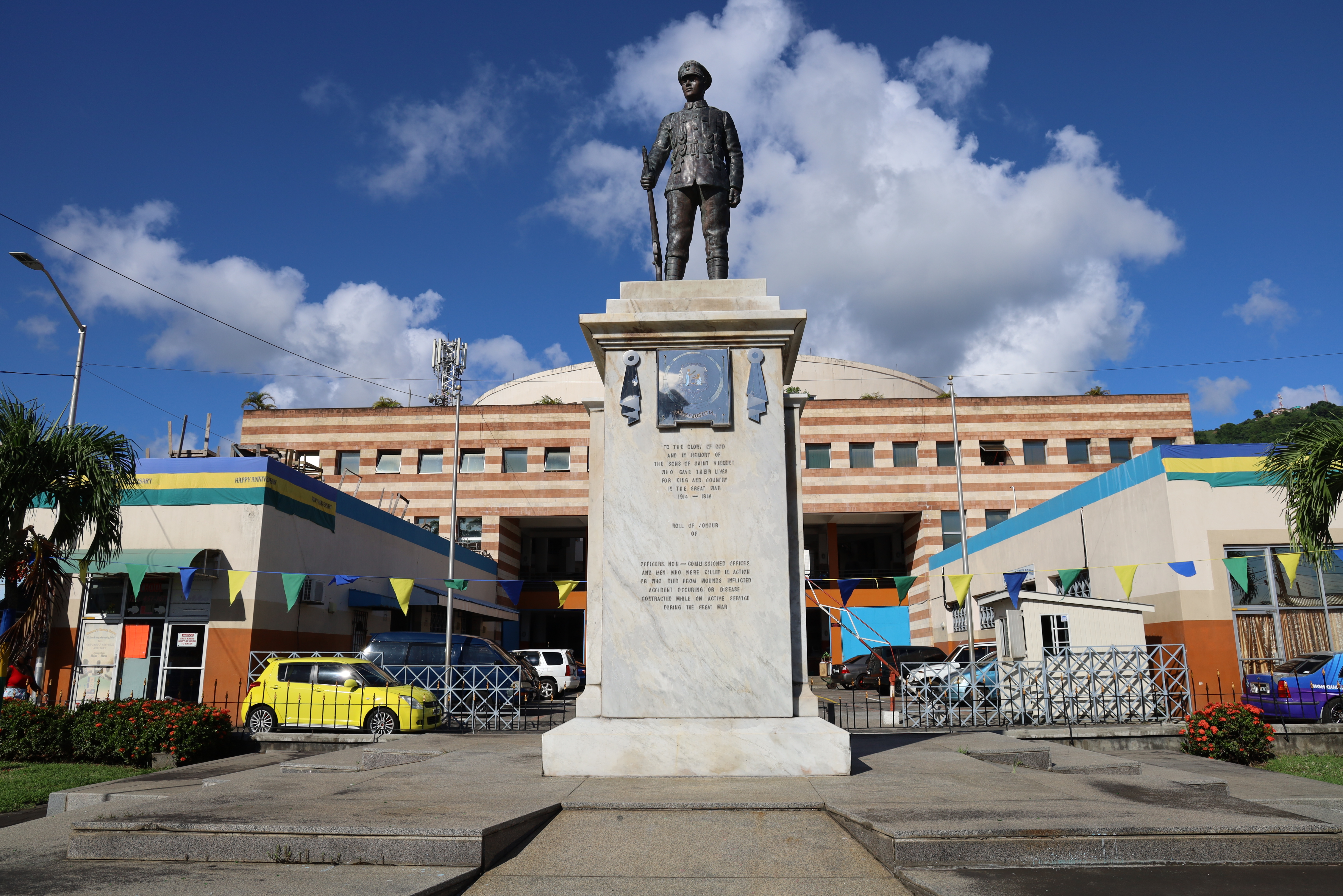 Cenotaph Kingstown on St. Vincent Cenotaph Kingstown on St. Vincent