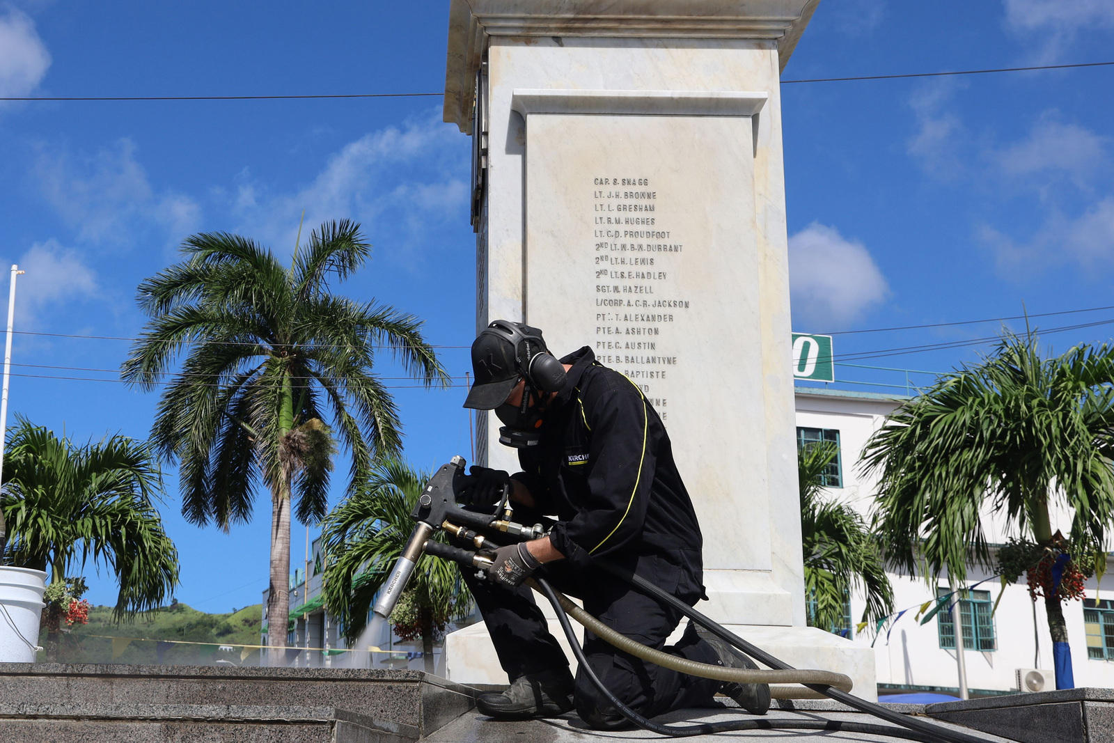 Das Denkmal in Kingstown Das Denkmal in Kingstown
