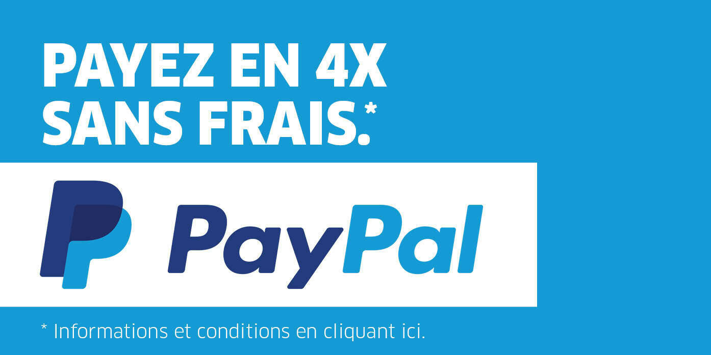 Paiement en 4x sans frais 支付4倍的费用