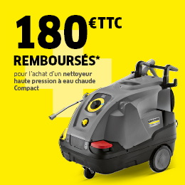 Promo pour les pros sur les nettoyeurs haute pression à eau chaude compact Promo pour les pros sur les nettoyeurs haute pression à eau chaude compact