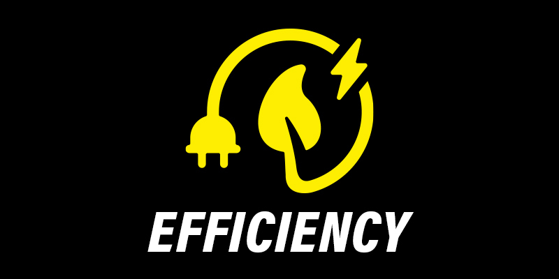 Cleaning With Cold Water - Efficiency Illustrated efficiency icon