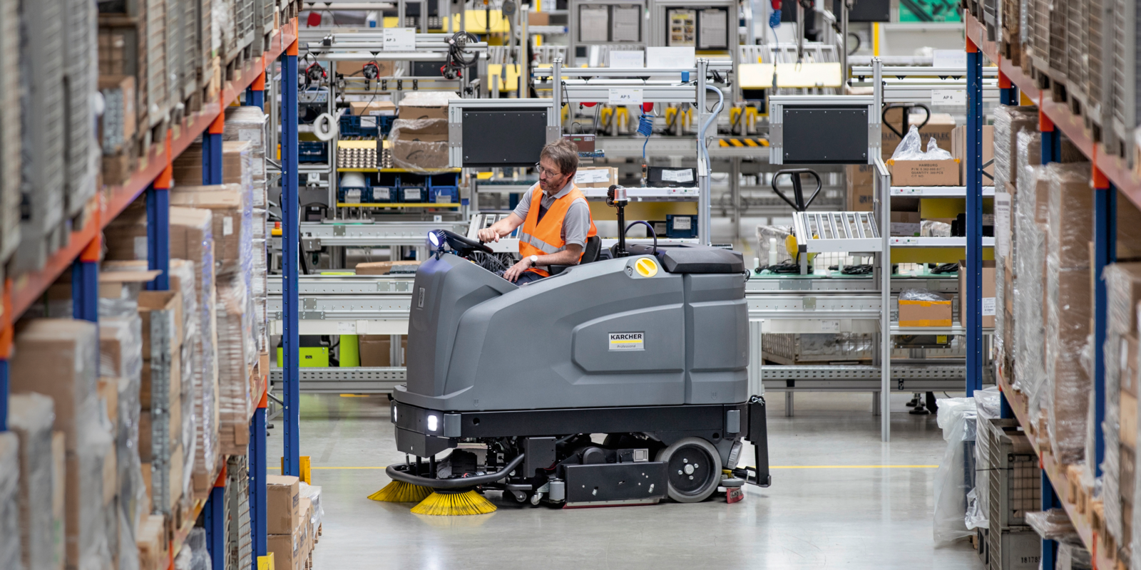 Kärcher kompakte Akku-Scheuersaugmaschine BR 30/1 C Bp Pack Kärcher kompakte Akku-Scheuersaugmaschine BR 30/1 C Bp Pack