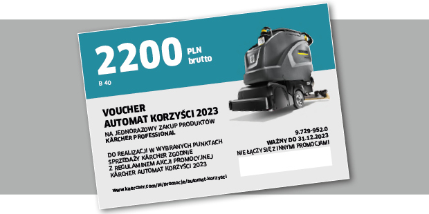 Voucher o wartości 2 200 zł 券o wartości zł2 200