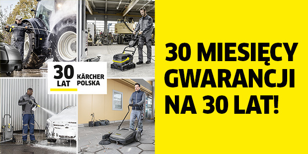 30 w lat因为Karcher Polsce
