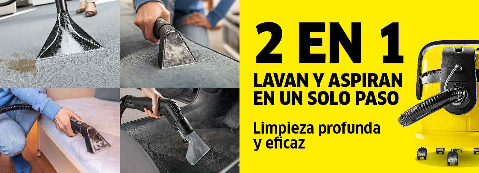 Limpieza e higiene de superficies textiles Limpieza e higiene de superficies textiles con Karcher