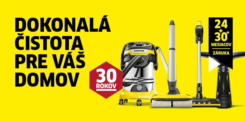 Kärcher HomeLine produkty - bezplatné predĺženie záruky! Kärcher HomeLine produkty - bezplatné predĺženie záruky!