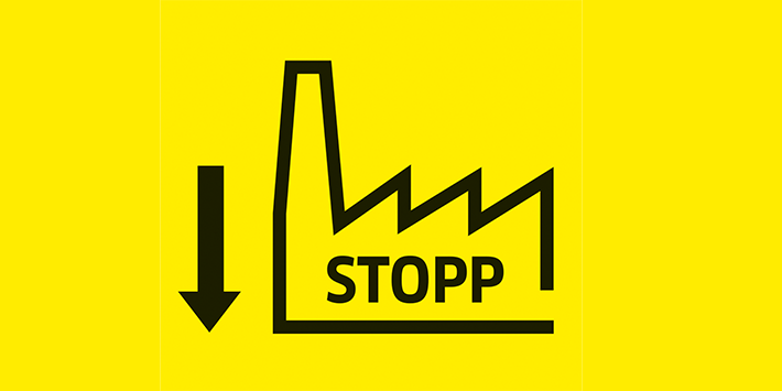 Industrial efficiency pictogram Industrial efficiency pictogram