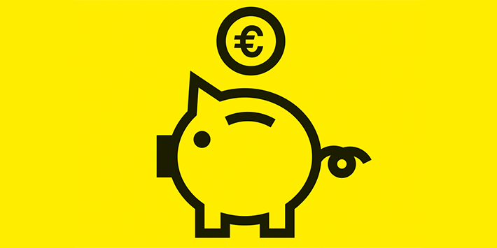 Piggy bank pictogram Piggy bank pictogram