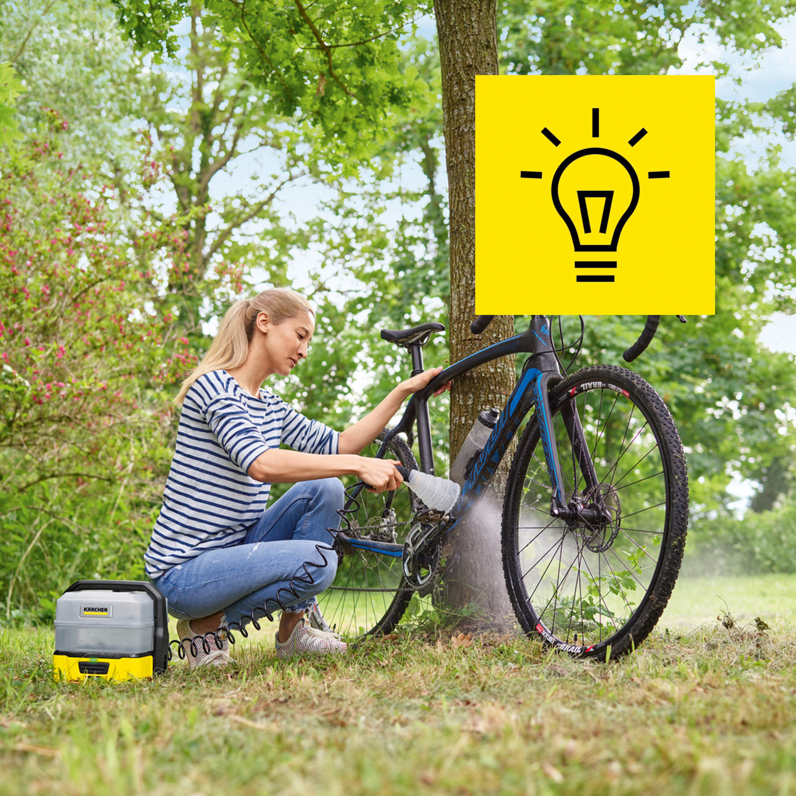 Fahrradreinigung unterwegs Fahrradreinigung unterwegs