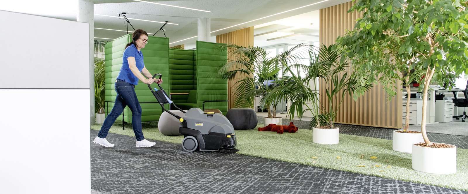 Teppichkehrsaugmaschine Teppichkehrsaugmaschine