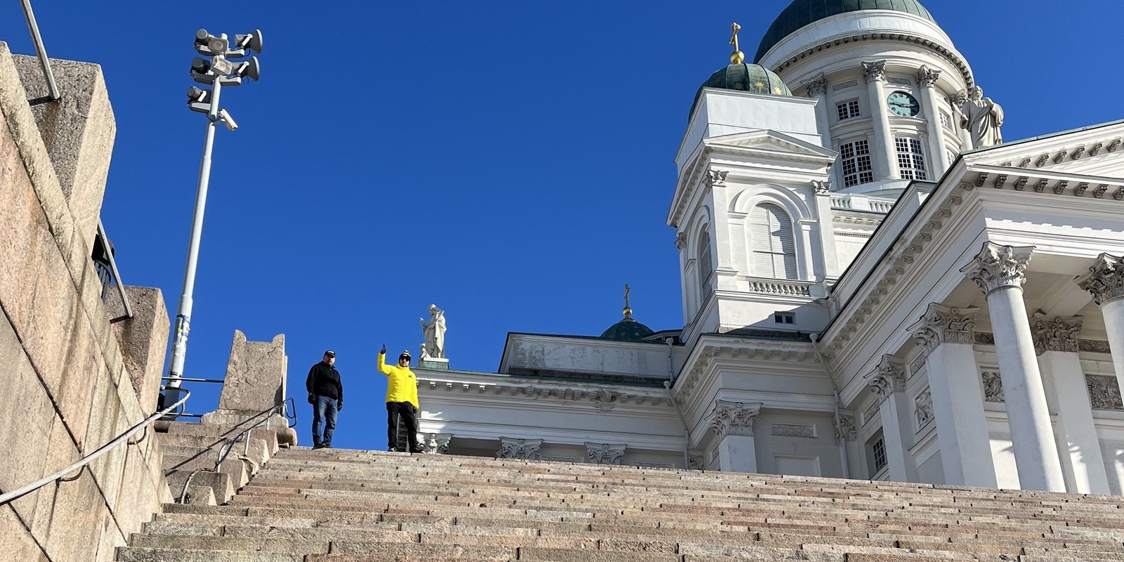 Helsingin Tuomiokirkon portaat Helsingin Tuomiokirkon portaat