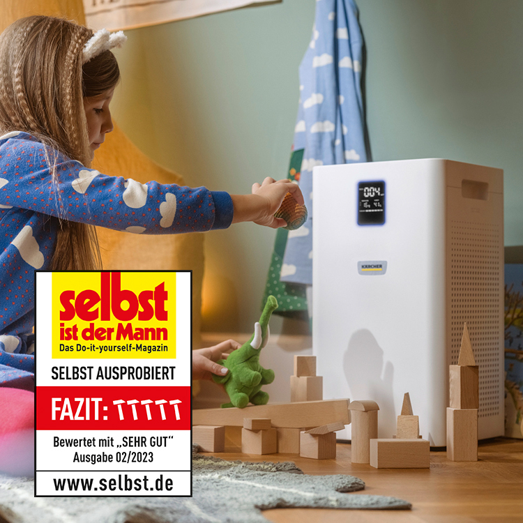 Note 注意“非常好”的皮毛因为Karcher Luftreiniger